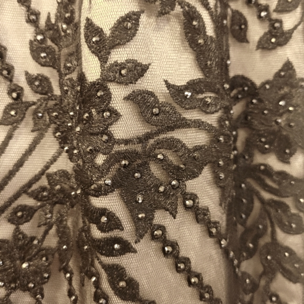 Camille LA Vie Black Sequined dress, prom - Picture 8 of 9